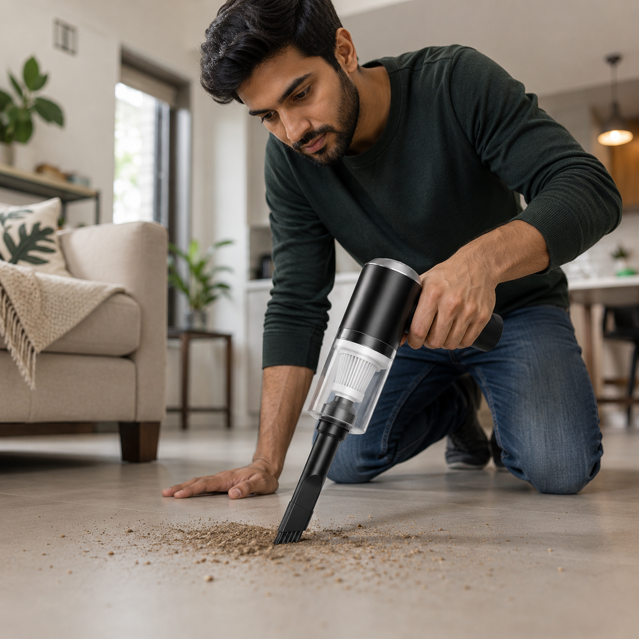 TurboClean™ 2-in-1 Wireless Vacuum Cleaner & Air Duster | For Car, Home, Office & Electronics